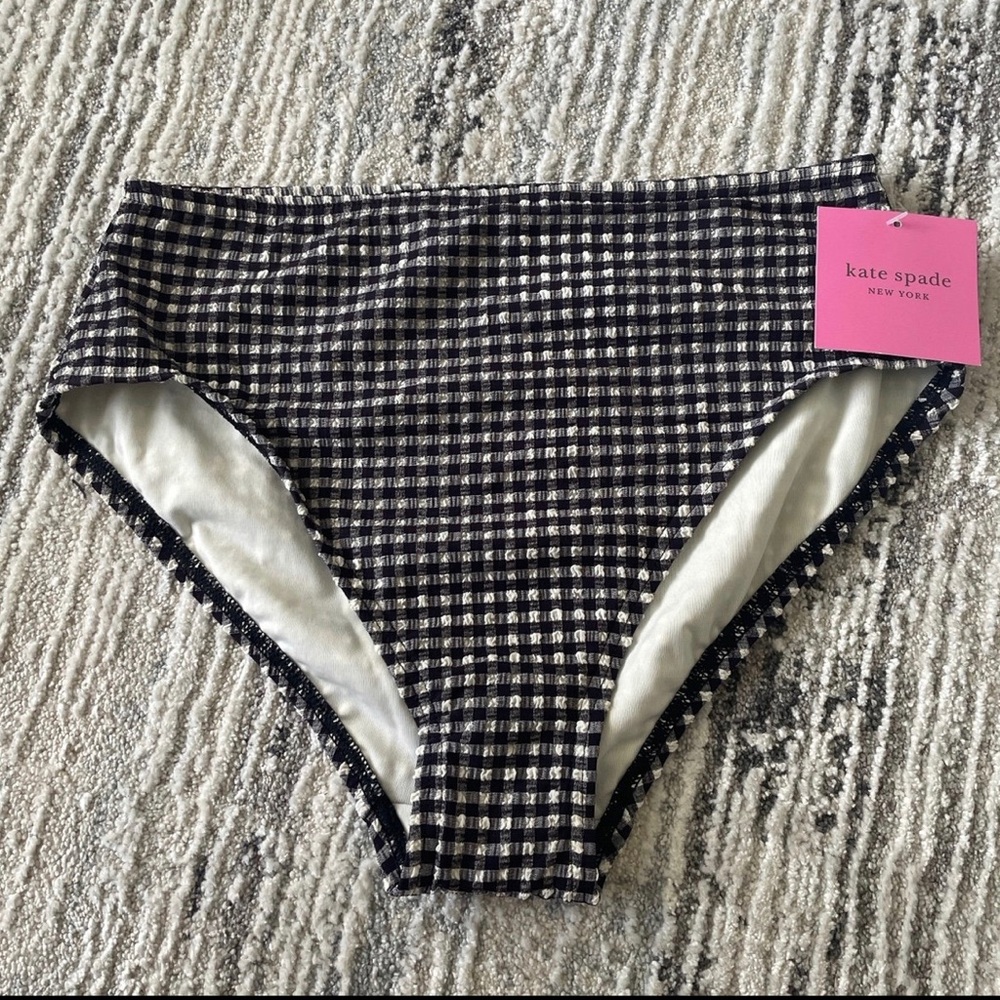 Kate Spade Kids Black and White Checkered Bottoms